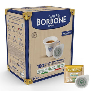 Caffè Borbone 150 Cialde Ese 44 mm Miscela Oro, Cialda Compostabile, Incarto Riciclabile