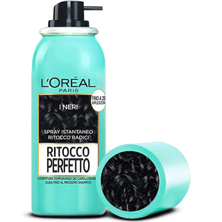 L'Oreal Paris, Ritocco Perfetto, Spray Istantaneo, Capelli Neri. Dura Fino Al Prossimo Shampoo, 75 ml