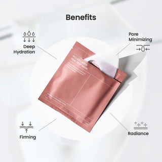Biodance Bio-Collagen Real Deep Mask Illuminante, Confezione 4 Maschere Per il Viso, Affinamento Dei Pori, Trattamento delle Rughe