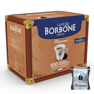 Caffè Borbone 100 Capsule Caffè Miscela Nera Compatibili NESPRESSO