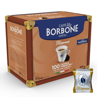 Caffè Borbone 100 Capsule Caffè Miscela Oro Compatibili NESPRESSO