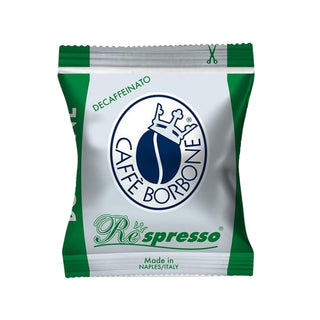 Caffè Borbone 100 Capsule Caffè Miscela Decaffeinata Respresso Compatibili NESPRESSO