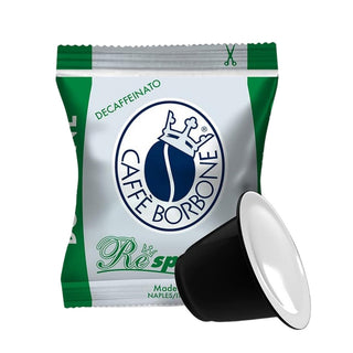 Caffè Borbone 100 Capsule Caffè Miscela Decaffeinata Respresso Compatibili NESPRESSO