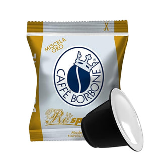 Caffè Borbone 100 Capsule Caffè Miscela Oro Compatibili NESPRESSO