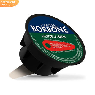 Caffè Borbone 90 capsule (6 confezioni da 15) Miscela DEK, Compatibili con le Macchine Nescafè® Dolce Gusto®
