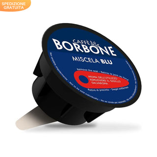 Caffè Borbone 90 capsule (6 confezioni da 15) Miscela BLU, Compatibili con le Macchine Nescafè® Dolce Gusto®