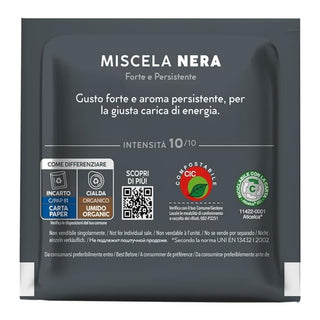 Caffè Borbone 150 Cialde Ese 44 mm Miscela Nera, Cialda Compostabile, Incarto Riciclabile