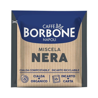 Caffè Borbone 150 Cialde Ese 44 mm Miscela Nera, Cialda Compostabile, Incarto Riciclabile