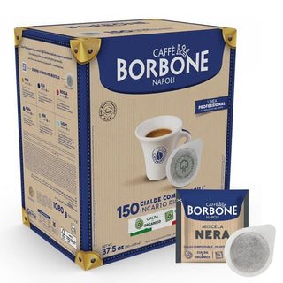 Caffè Borbone 150 Cialde Ese 44 mm Miscela Nera, Cialda Compostabile, Incarto Riciclabile