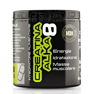 NET Integratori CREATINA ALKA 8 Creatina Monoidrata Micronizzata Clonapure,  Pre E Post Workout, Rapida Produzione Energetica, Contrasta la Fatica e Massimizza la Crescita Muscolare