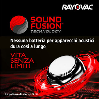 Rayovac Extra Batterie Acustiche , Formato 312 Value Blitser Confezione 6 Batterie, Marrone