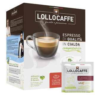 Lollo Caffè Box 150 Cialde Caffè ESE System 44 mm, Miscela CLASSICO