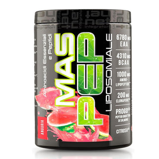 NET MAS PEP LIPOSOMIALE Pre-Intra e Post Workout con EAA Amminoacidi Essenziali e BCAA, Massimizza la Sintesi Proteica, la Crescita e il Recupero Muscolare