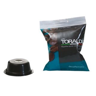 Caffè Toraldo 100 Capsule Miscela Decaffeinato Compatibili LAVAZZA A MODO MIO