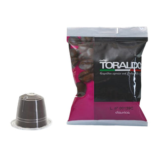 Caffè Toraldo 100 Capsule Miscela Classico Compatibili NESPRESSO