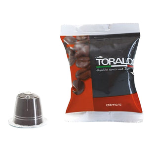 Caffè Toraldo 100 Capsule Miscela Cremosa Compatibili NESPRESSO