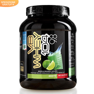 NET VB WHEY 104 9.8® Proteine Isolate Idrolizzate (OPTIPEP® 90 PRO), Con Aggiunta di Fermenti Lattici,  Enzimi digestivi, Minerali  Alcalinizzanti,  Ricca di BCAA e Peptid. Barattolo 450 gr