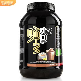 NET VB WHEY 104 9.8® Proteine Isolate Idrolizzate (OPTIPEP® 90 PRO), Con Aggiunta di Fermenti Lattici,  Enzimi digestivi, Minerali  Alcalinizzanti,  Ricca di BCAA e Peptid. Barattolo 900 gr