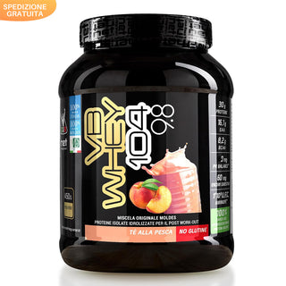 NET VB WHEY 104 9.8® Proteine Isolate Idrolizzate (OPTIPEP® 90 PRO), Con Aggiunta di Fermenti Lattici,  Enzimi digestivi, Minerali  Alcalinizzanti,  Ricca di BCAA e Peptid. Barattolo 450 gr