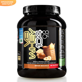 NET VB WHEY 104 9.8® Proteine Isolate Idrolizzate (OPTIPEP® 90 PRO), Con Aggiunta di Fermenti Lattici,  Enzimi digestivi, Minerali  Alcalinizzanti,  Ricca di BCAA e Peptid. Barattolo 450 gr