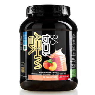NET VB WHEY 104 9.8® Proteine Isolate Idrolizzate (OPTIPEP® 90 PRO), Con Aggiunta di Fermenti Lattici,  Enzimi digestivi, Minerali  Alcalinizzanti,  Ricca di BCAA e Peptid. Barattolo 450 gr