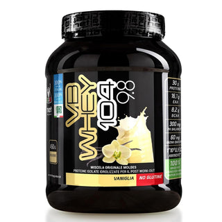 NET VB WHEY 104 9.8® Proteine Isolate Idrolizzate (OPTIPEP® 90 PRO), Con Aggiunta di Fermenti Lattici,  Enzimi digestivi, Minerali  Alcalinizzanti,  Ricca di BCAA e Peptid. Barattolo 450 gr