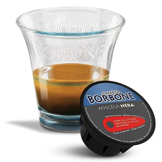 Caffè Borbone 90 capsule (6 confezioni da 15) Miscela NERA, Compatibili con le Macchine Nescafè® Dolce Gusto®