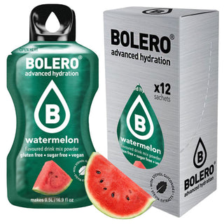 Bolero Sticks 12 Bustine 3g, Bevanda Istantanea, Watermelon  - Anguria