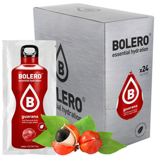 Bolero 24 Bustine 9g , Bevanda Istantanea Solubile, Zero Zuccheri, Vitamina C, Guarana (Guaranà)