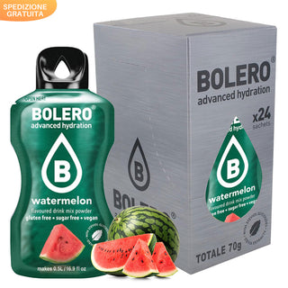 Bolero Sticks 24 Bustine 3g, Bevanda Istantanea, Watermelon  - Anguria