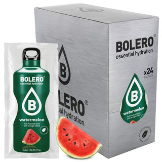 Bolero 24 Bustine 9g , Bevanda Istantanea Solubile, Zero Zuccheri, Vitamina C, Watermelon (Cocomero o Anguria)