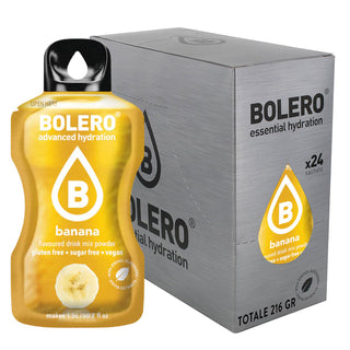 Bolero 24 Bustine 9g , Bevanda Istantanea Solubile, Zero Zuccheri, Vitamina C, Banana