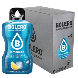 Bolero 24 Bustine 9g , Bevanda Istantanea Solubile, Zero Zuccheri, Vitamina C, Lemonade (Limonata)