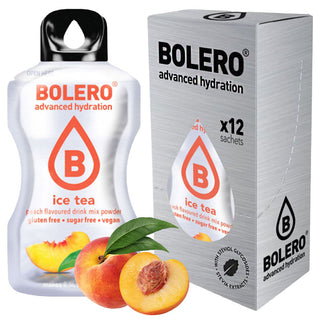 Bolero Sticks 12 Bustine 3g, Bevanda Istantanea, Ice Tea Peach - Tè alla Pesca