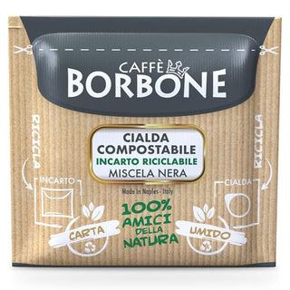 Caffè Borbone 150 Cialde Ese 44 mm Miscela Nera, Cialda Compostabile, Incarto Riciclabile