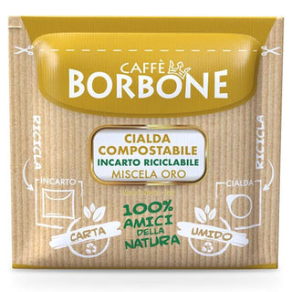 Caffè Borbone 150 Cialde Ese 44 mm Miscela Oro, Cialda Compostabile, Incarto Riciclabile