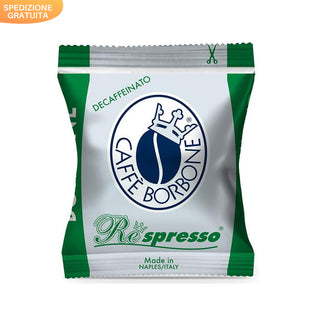 Caffè Borbone 100 Capsule Caffè Miscela Decaffeinata Respresso Compatibili NESPRESSO