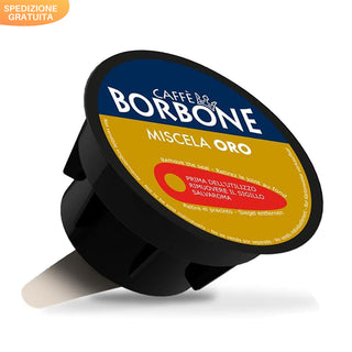 Caffè Borbone 90 capsule (6 confezioni da 15) Miscela ORO, Compatibili con le Macchine Nescafè® Dolce Gusto®