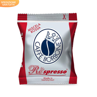 Caffè Borbone 100 Capsule Caffè Miscela Rossa Compatibili NESPRESSO