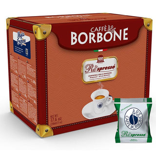 Caffè Borbone 100 Capsule Caffè Miscela Decaffeinata Respresso Compatibili NESPRESSO