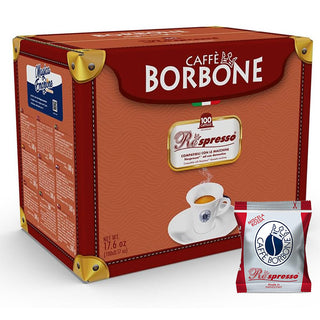 Caffè Borbone 100 Capsule Caffè Miscela Rossa Compatibili NESPRESSO