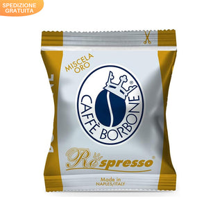 Caffè Borbone 100 Capsule Caffè Miscela Oro Compatibili NESPRESSO