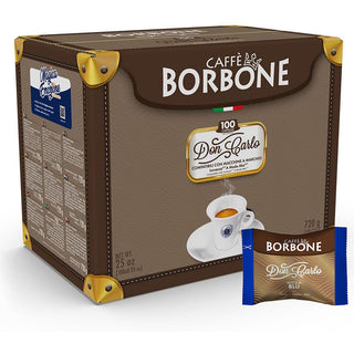 Caffè Borbone 100 capsule Borbone Blu Don Carlo, Compatibili con Lavazza a Modo Mio