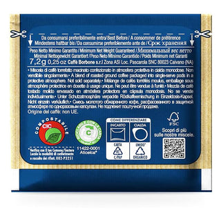 Caffè Borbone 150 Cialde Ese 44 mm Miscela Blu, Cialda Compostabile, Incarto Riciclabile