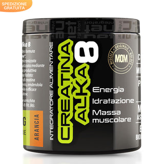 NET Integratori CREATINA ALKA 8 Creatina Monoidrata Micronizzata Clonapure,  Pre E Post Workout, Rapida Produzione Energetica, Contrasta la Fatica e Massimizza la Crescita Muscolare