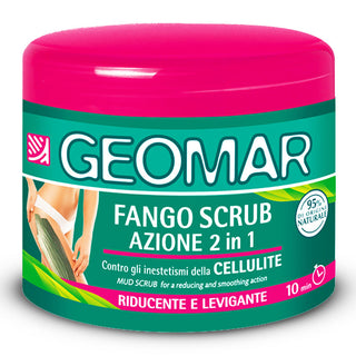 GEOMAR- Fango Scrub Riducente E Levigante, Vaso 600 Grammi