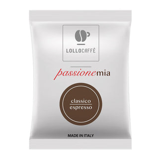 Lollo Caffè Box 100 Capsule Compatibili Macchine LAVAZZA A MODO MIO, Miscela CLASSICO