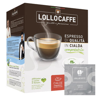 Lollo Caffè Box 150 Cialde Caffè ESE System 44 mm, Miscela ARGENTO