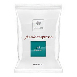 Lollo Caffè Box 100 Capsule Compatibili Macchine NESPRESSO, Miscela DECAFFEINATO