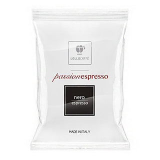Lollo Caffè Box 100 Capsule Compatibili Macchine NESPRESSO, Miscela NERA